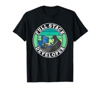 Desarrollador Full Stack Codificador Código Codificación Camiseta