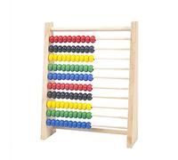 Desarrollo de inteligencia ábaco de madera para niños, matemáticas para niños de 3 a 6 años, juguete educativo para niños, ábaco de madera, juguete de conteo de matemáticas