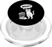 Desastre de Basura de Gato Confundido Divertido lo Que Dice PopSockets PopGrip para MagSafe