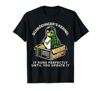 Desastre de la actualización del Kernel de Schrödinger Funny Linux Sysadmin Camiseta