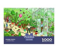 Desastre en el Recorrido del Jardín Botánico Puzzle De Madera Impermeable Puzzles De 1000 Piezas Regalos para Adultos Colorido Rompecabezas Juegos Desafiantes