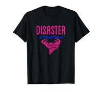Desastre Natural Camiseta gráfica económica, Hombre, Negro, XL