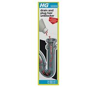 Desatascador de cabello HG 200 + 250 ml, desataca rápidamente los desagües de baño obstruidos, listo para usar y aplicación práctica