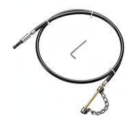 ＡＷＨＡＯ Desatascador de Cadena Fuerte Desatascado Serpiente Desatascadora Acero Inoxidable Desatascador de Drenaje Flexible para Tuberías Del Hogar, 1 Metro