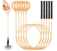 Desatascador de desagües en espiral de 5 piezas, espiral reutilizable para desagües, desatascador flexible para bañera, alcantarillado, lavabo, 81 cm