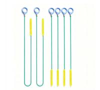 Desatascador de desagües en espiral de 6 piezas, espiral de limpieza de tuberías de 90 cm y 130 cm, espiral con atrapador de pelo para ducha, bañera, lavabo - Drenaje Snake, limpiador de tuberías