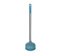 Desatascador de inodoro, bomba de alta presión, limpiador de desagües antiobstrucción, desatascador de goma for inodoro, dispositivo de dragado de tuberías(Dark Blue)