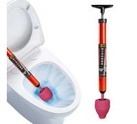 Desatascador de inodoro | Potente cabezal de rebote Mango cómodo - Removedor de obstrucciones de inodoro con émbolo eléctrico, para el hogar, cocina, baño, lavandería, apartamento, oficina, tubo de dr