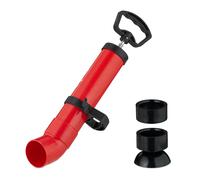 Desatascador de tuberías a presión 2 accesorios ergonómico Limpiador de tuberías