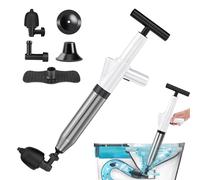 Desatascador De Tuberías A Presión, Desatascador Tuberias A Presion, Bomba Desatascadora De Alta Presión, Para Inodoro Lavabo Bañera Tubería Plato Ducha Fregadero, Blanco