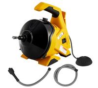 Desatascador Tuberias Profesional,9 M Espiral de limpieza de tuberías Cable desatascador tuberias,Alambre Desatascador Tuberias con Adaptador de Taladro - Se Adapta a Casi Todos los Desagües