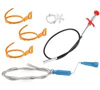 desatascador tuberias profesional manual 6 Piezas desatascador wc limpia tuberias limpiador desagües cepillo limpieza ducha para quitar el pelo de los desagües cocina baño