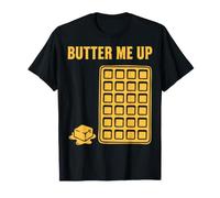 Desayuno Butter Me Up Divertido Brunch Café Pancake Food Camiseta