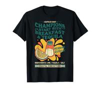Desayuno Campeones Desayuno Tequila Brunch Café Camiseta