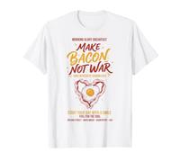 Desayuno Divertido Brunch Café Tocino Pancake Food Camiseta