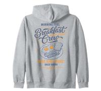 Desayuno Divertido Brunch Café Tocino Pancake Food Sudadera con Capucha