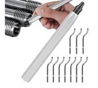 Desbarbador Para Impresión 3D | Escariador de Rebabas con Mango Ergonómico | Juego De 10 Fresas De Alta Velocidad Para Impresion 3D Y Tubos | para Hogar Resina PVC Cobre Aluminio