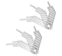 Desbloqueador De Castillos De 2 Partes, Bloqueador De Dientes De Peine De Acero Inoxidable, Adecuado Para Cerraduras De Puertas Y Pilas De Automóviles.