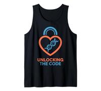 Desbloqueando el código DNA Heart Design Camiseta sin Mangas