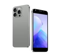 Desbloquear el teléfono móvil, pantalla de 6,3 pulgadas, 2GB RAM + 16GB ROM / TF 128GB, cámara doble 2MP + 8MP, soporte 4G LTE FDD TDD, doble tarjeta sim, adecuada para principiantes. (beige grey)