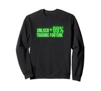 Desbloquear Fortuna de Trading +99% Crypto Gains Entusiastas del comercio Sudadera