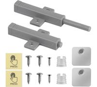 Desbloqueo magnético 120 mm ajustable 48 mm | Función push-to-abierto, no es necesario para asas, limpia para óptica, 120 mm de longitud, para armarios