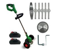 Desbrozadora, 24V 2000mah Mini Home Hand Held Peso Ligero Herramienta de jardín Cortacésped eléctrico