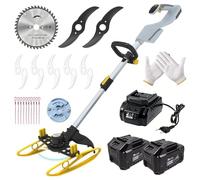 Desbrozadora con batería para baterías Makita. Motor de rotor exterior | Potente motor y máquina de trabajo estable
