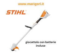 Desbrozadora de batería FSA JUGUETE STIHL para niños con luces idea de regalo