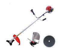 Desbrozadora de jardín de gasolina de 52 cc, kit de recortadora de línea, resistente, 1,75 KW, a gasolina, para hierba, arroz, cosecha de trigo, desbrozadora, cortadora, cortadora, herramientas