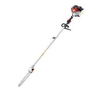 Desbrozadora multifunción de gasolina de 52 cc, 2 tiempos, podadora y cortasetos, 1,7 kW, con cuchilla de 25 cm, cortasetos de 45 cm y cadena de sierra de 30 cm, para jardín, bosques y paisajismo
