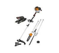 Desbrozadora multifuncíon: térmica, 4 en 1, motosierra-podadora, cortasetos, desbrozadora, extensible