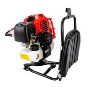 Desbrozadora portátil de 2 tiempos - Herramienta de jardín - Kit de herramientas a gasolina - Mochila - Podadora - Cortasetos multifunción - Cadena de sierra - Correa