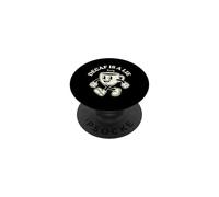 Descafeinado es una Mentira Entusiasta del café Amante de la cafeína PopSockets PopGrip Adhesivo