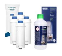Descalcificador DeLonghi EcoDecalk DLSC500 y 4x filtros de agua compatibles c...
