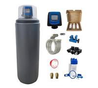 Descalcificador Táctil 30l Fleck 5800 Xtr Volumétrico Con Kit De Instalación Descalcificador De Agua Domestico