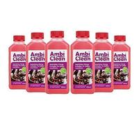 Descalcificador universal AmbiClean para cafeteras automáticas, cafeteras etc. | 100% Naturales | Fabricado en Alemania | Para Jura, Siemens, Delonghi, Krups, Melitta, Bosch y muchos más.| 6x250ml