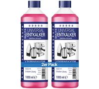 Descalcificador universal de 1000 ml para cafeteras automáticas y máquinas de café, para 8 operaciones de descalcificación 125 ml cada una, 2 botellas
