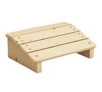 Descanse reposar el reposapiés inclinado para debajo del escritorio reposador de madera de pie 11.8x7.9x4.3 '' Taburetes de pie bajo debajo del escritorio Descanso de pie para la oficina Sauna Home E