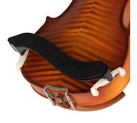 Descanso de Hombro de Violín Ajustable, Soporte Violín Universal Suave y Cómodo, Firmemente Fijo, Plegable, Adecuado para 4/4 y 3/, Hecho Plástico Esponja, Negro