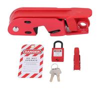 Descanso de interruptor de bloqueo Kit de dispositivo de grado industrial Aleación de aluminio Lockout de seguridad de servicio pesado para paneles eléctricos interruptores de