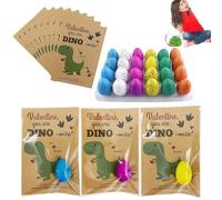 Descanso de un regalo de fiesta de huevos para niños pequeños de más de 3 huevos de dinosaurio que crecen el cordón que se desliza en el agua, huevos de Pascua, regalos educativos científicos P