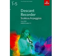 ABRSM – Escalas y arpegios para flauta dulce soprano – Grados 1-5 – Desde 2018