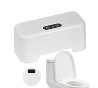 Descarga automática de inodoro | Sensor de infrarrojos automático | Carga USB con batería de 1800 mAh para uso doméstico y público