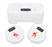 Descargador Automático de Inodoro, Kit de Descarga de Inodoro sin Contacto con 2 Sensores, Descargador de Inodoro con Sensor Infrarrojo Externo Manos Libres, Descargador