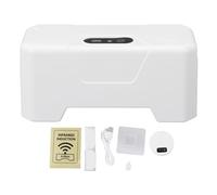 Descargador Automático para Inodoro, Sensor Infrarrojo Inteligente, Batería Recargable 1800mAh, Material ABS - Ahorro de Agua y Energía, Instalación Fácil, Diseño Seguro y Sin