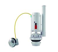 DESCARGADOR CISTERNA DE DOBLE PULSADOR C/CABLE, UNIVERSAL/ECONOMIZADOR DE AGUA