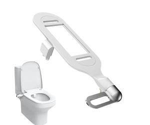 Descargador de asiento de inodoro inteligente,Bidé con descarga de inodoro inteligente,Rociador de lavado ajustable Bidé de doble boquilla no eléctrico - Accesorios de baño para baño Hotel College Dor
