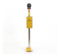 Descargador de estática for Cuerpo Humano, con Bola táctil Industrial a Prueba de explosiones, Alarma Sonora y Luminosa, liberación Segura y conexión a Tierra confiable.