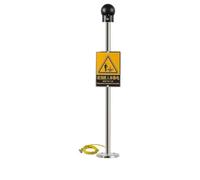 Descargador estático de cuerpo humano a prueba de explosiones ES-PSA, dispositivo de liberación de estática por sonido, luz, voz y contacto, intrínsecamente seguro.(Explosion-proof sound and light)